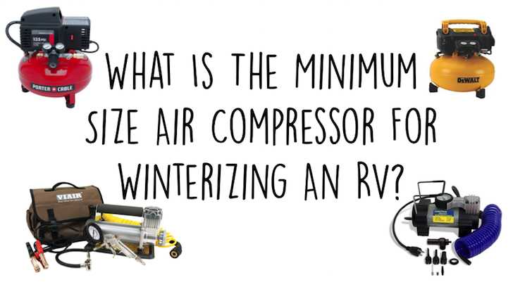 Reviews of the Best Air Compressors for Blowing Out RV Water Lines