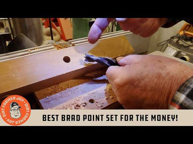Why Use Brad Point Drill Bits: