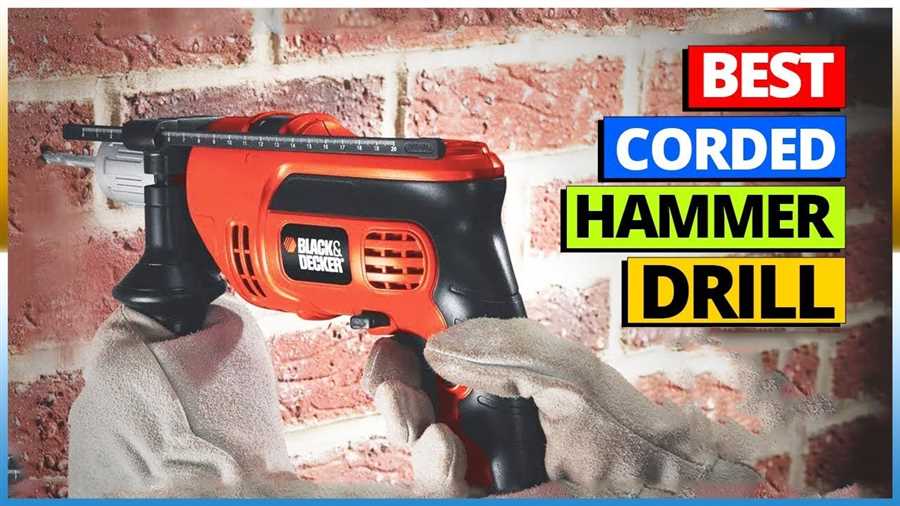 Best Corded Hammer Drill for Home Use: Top Choices for Your DIY Projects