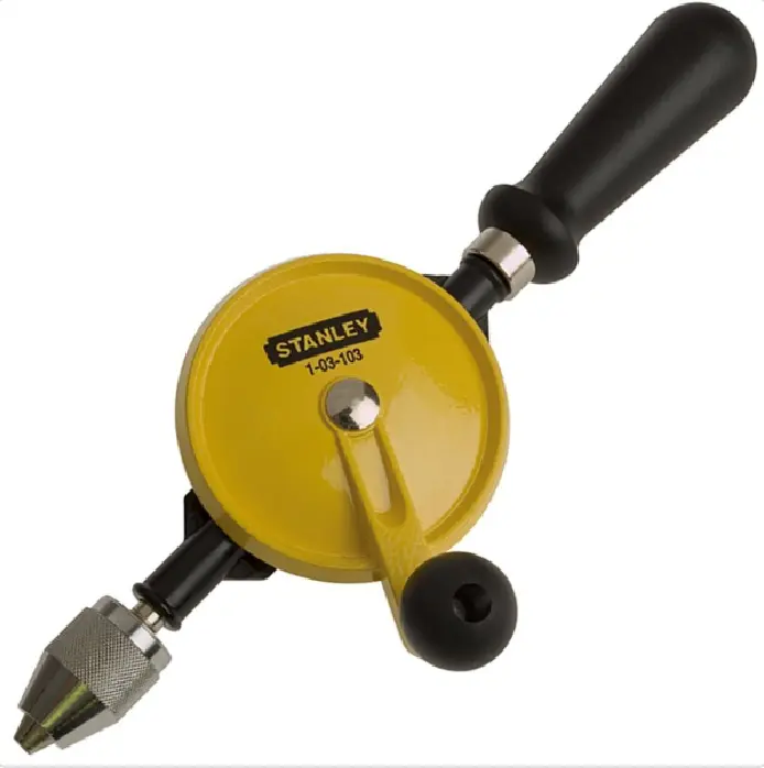 What is a double pinion hand drill?