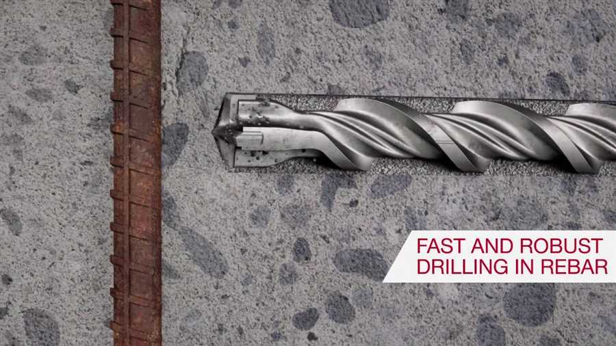 Drill bit types for concrete with rebar