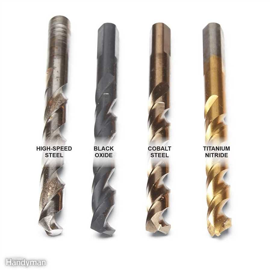 High-speed steel (HSS) drill bits