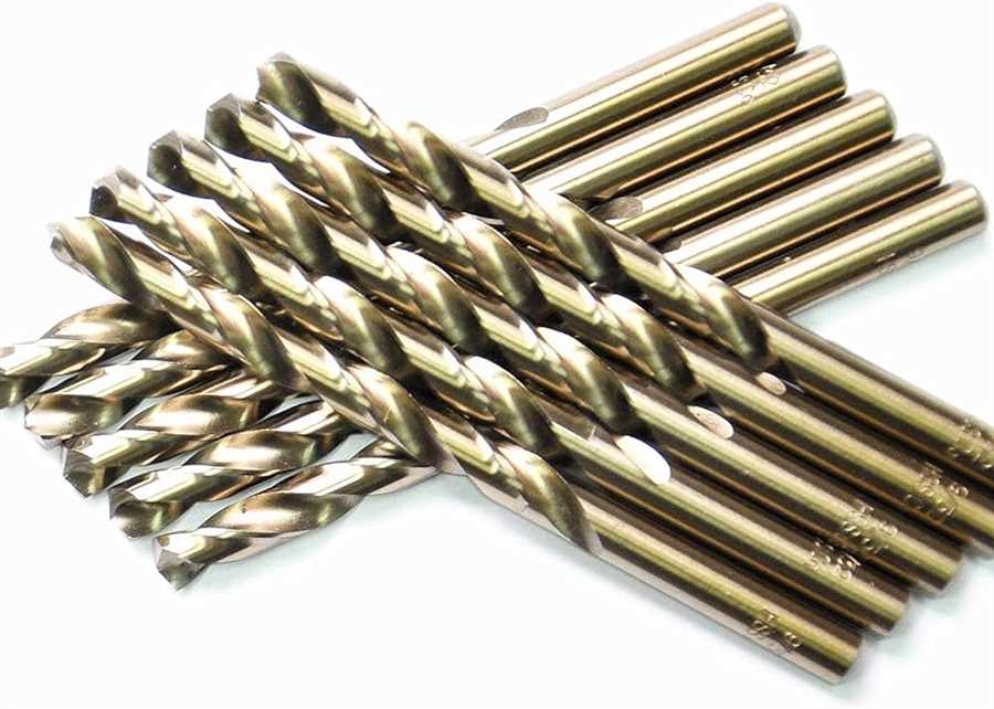 High-speed steel drill bits