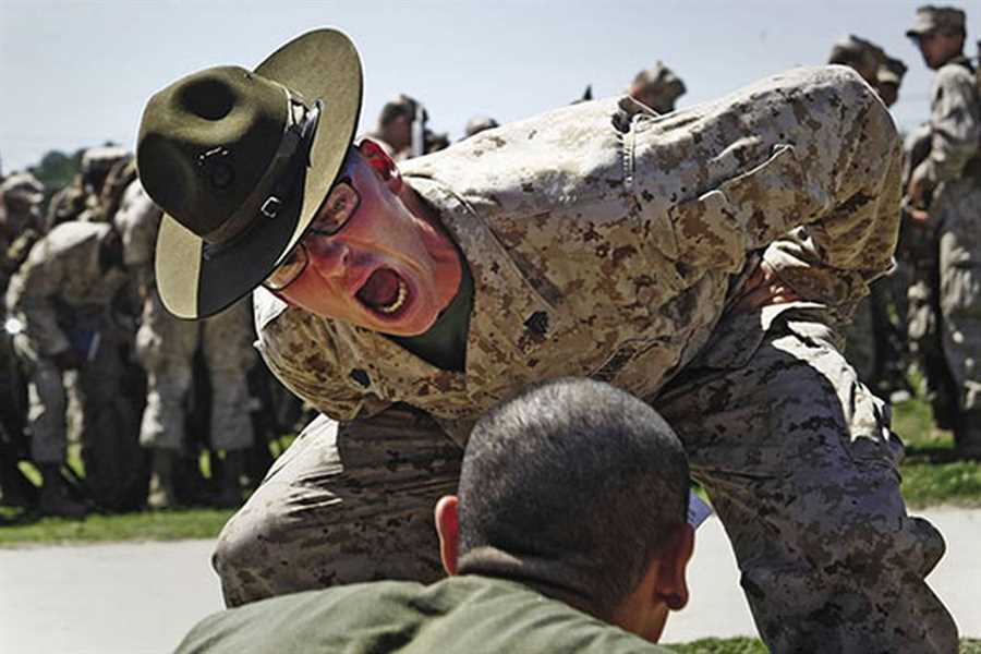 The role of drill instructors in shaping soldiers