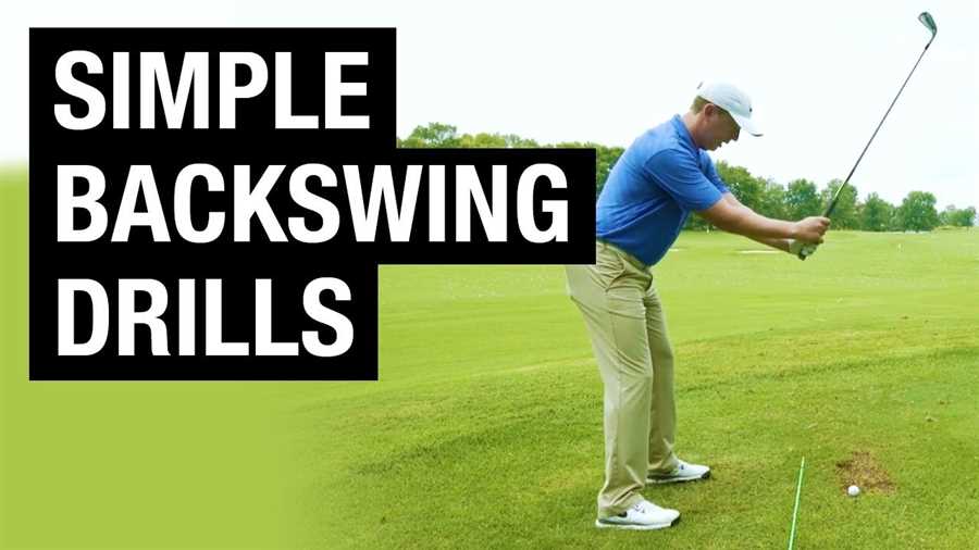 Drill #3: Using alignment sticks for a more consistent backswing