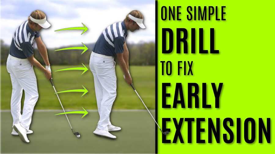 Why is early extension a problem in golf?