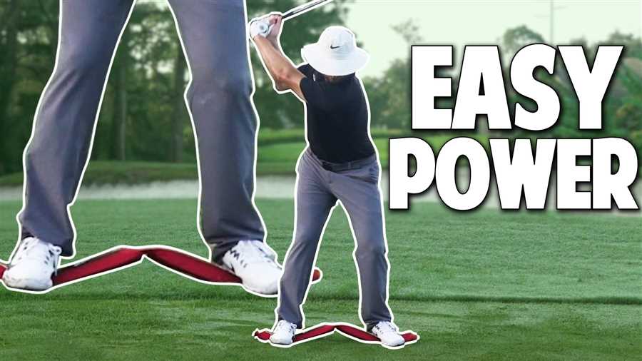 The importance of weight transfer in golf swing