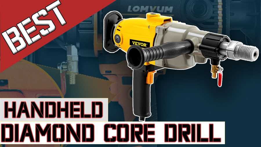Factors to consider when choosing a handheld core drill
