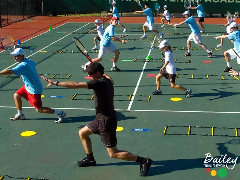Footwork agility drills for tennis players