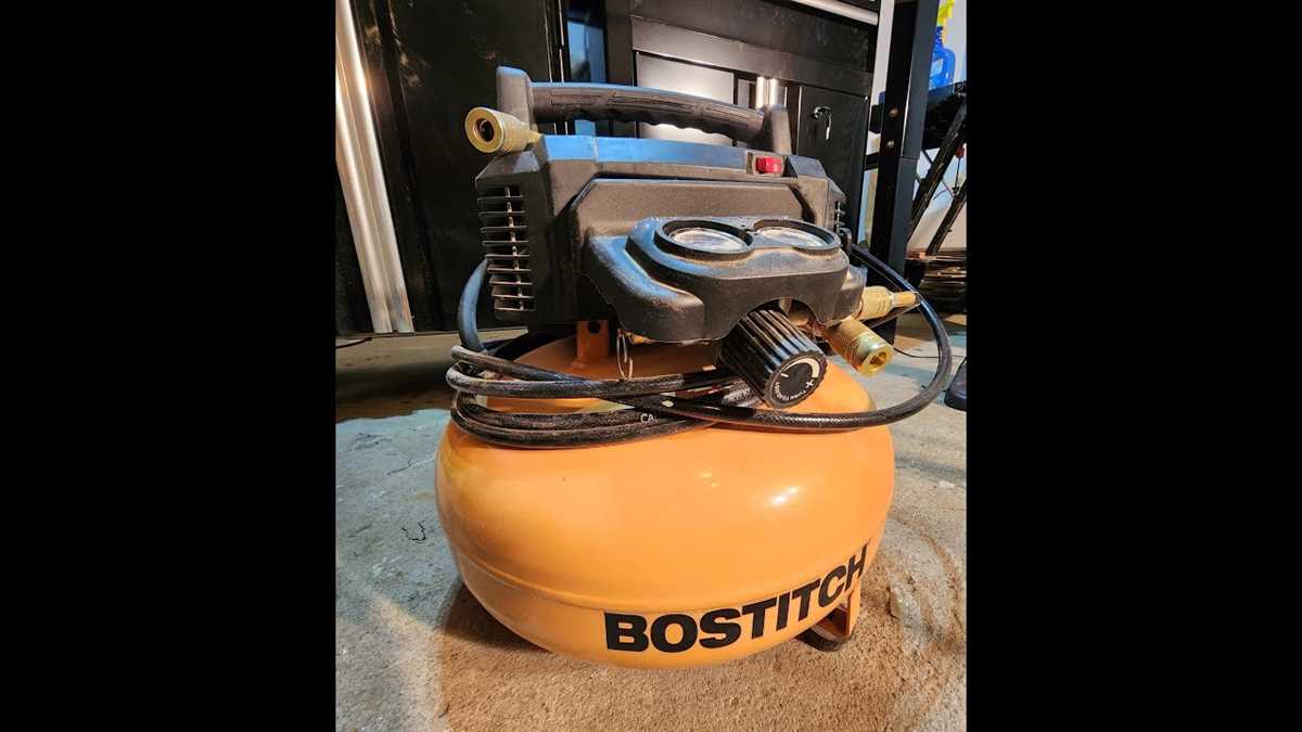 Step 1: Familiarize Yourself with the Bostitch Air Compressor