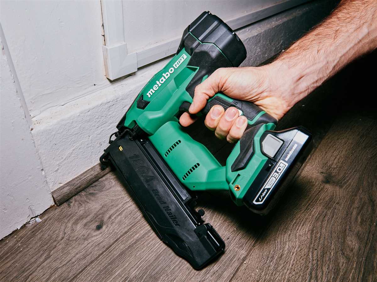 Components of a Cordless Nail Gun