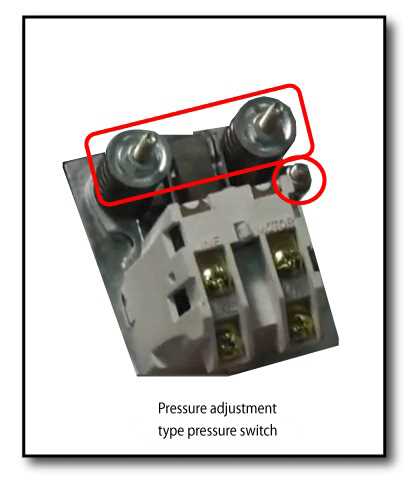 Identifying the Pressure Switch on the Air Compressor