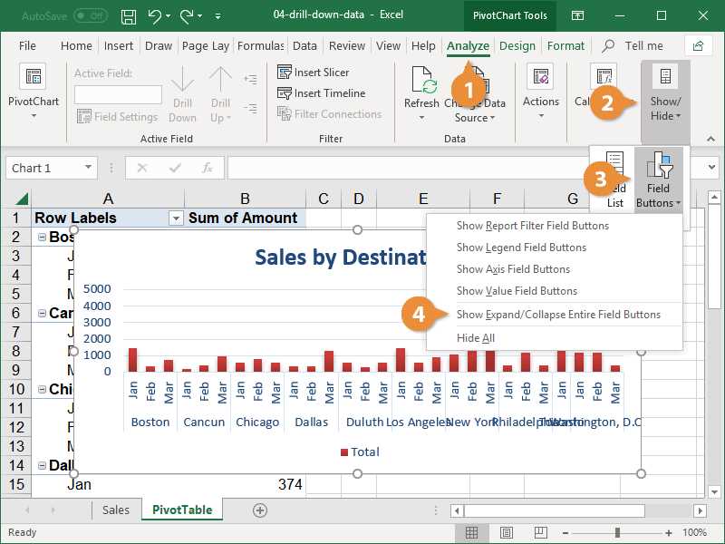 Step 6: Customizing the Look and Feel of Your Pivot Table