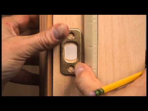 Test the Fit of the Door Strike Plate