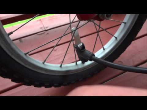 Filling a Bike Tire with an Air Compressor