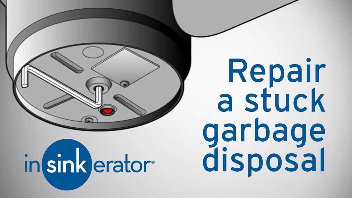 Resetting the garbage disposal