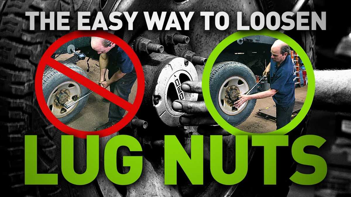 Loosen the Lug Nuts with a Tire Iron