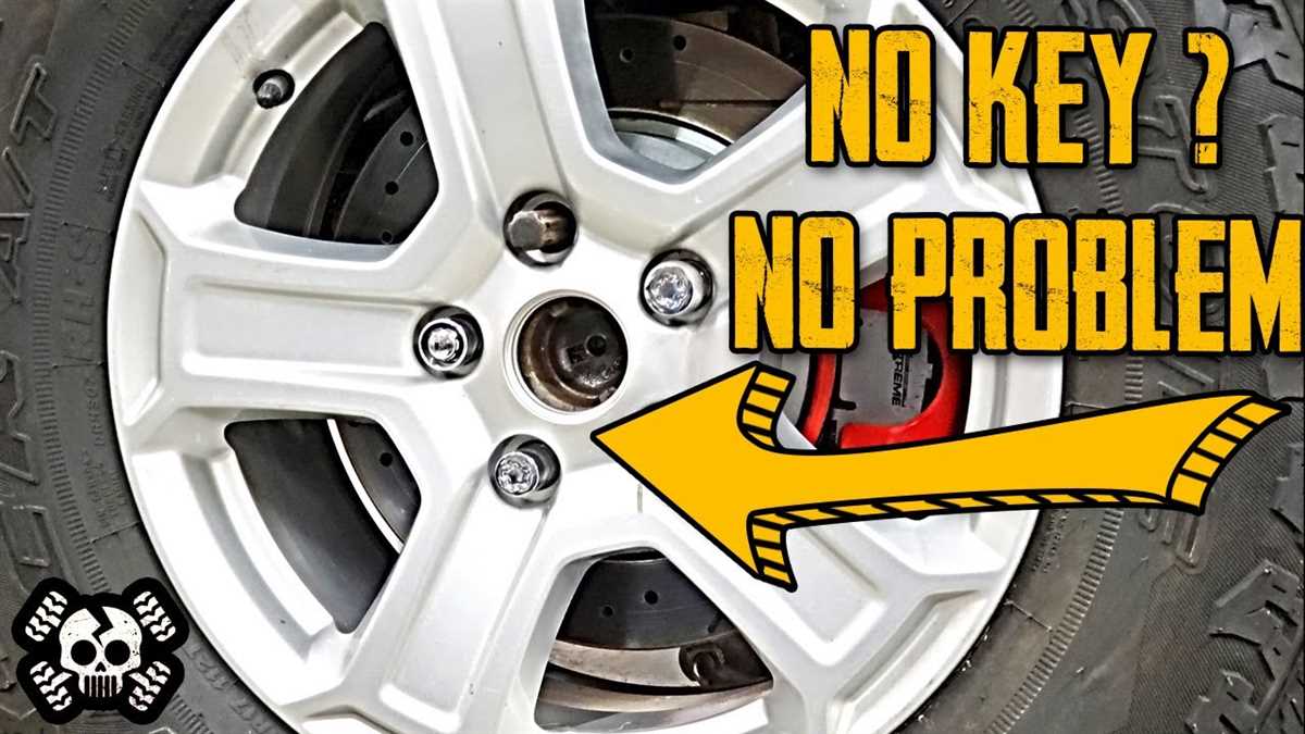 Try a Lug Nut Removal Tool