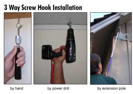 Choosing the right screw hooks