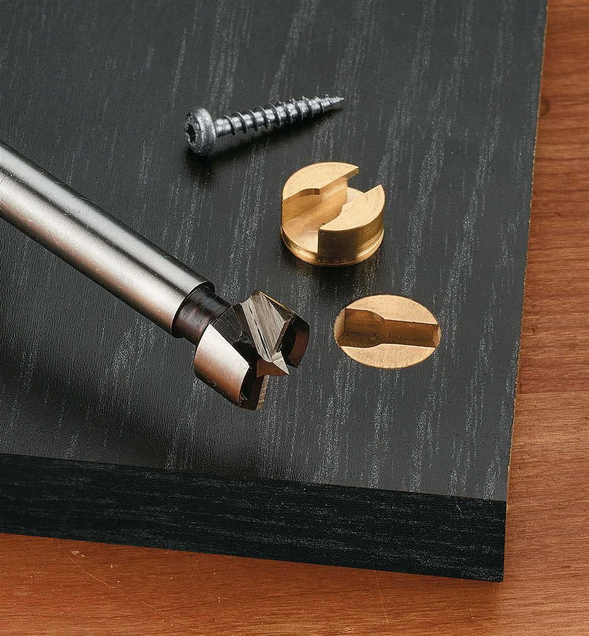 Keyhole Slots in Wood Using a Drill