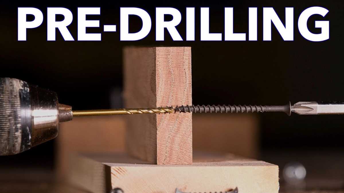 Tips and Tricks for Successful Pre Drilling