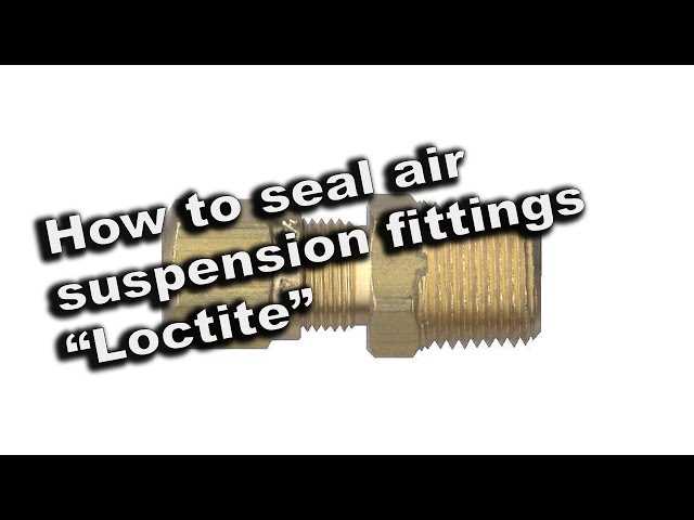 What tools and materials are needed for sealing air compressor fittings?