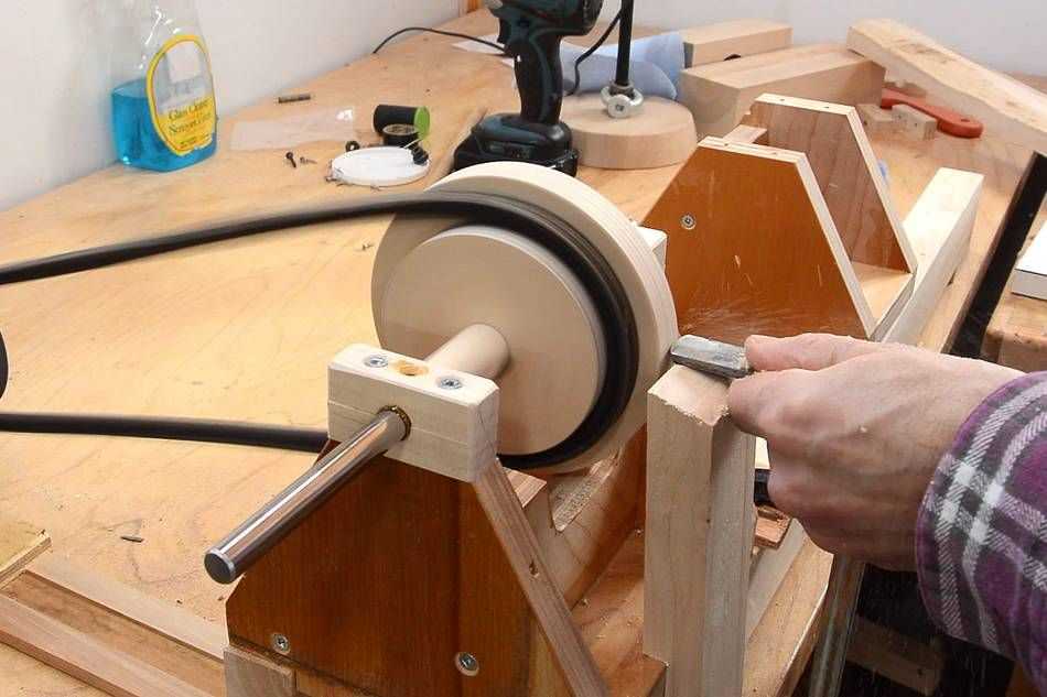 Prepare the Wood Lathe