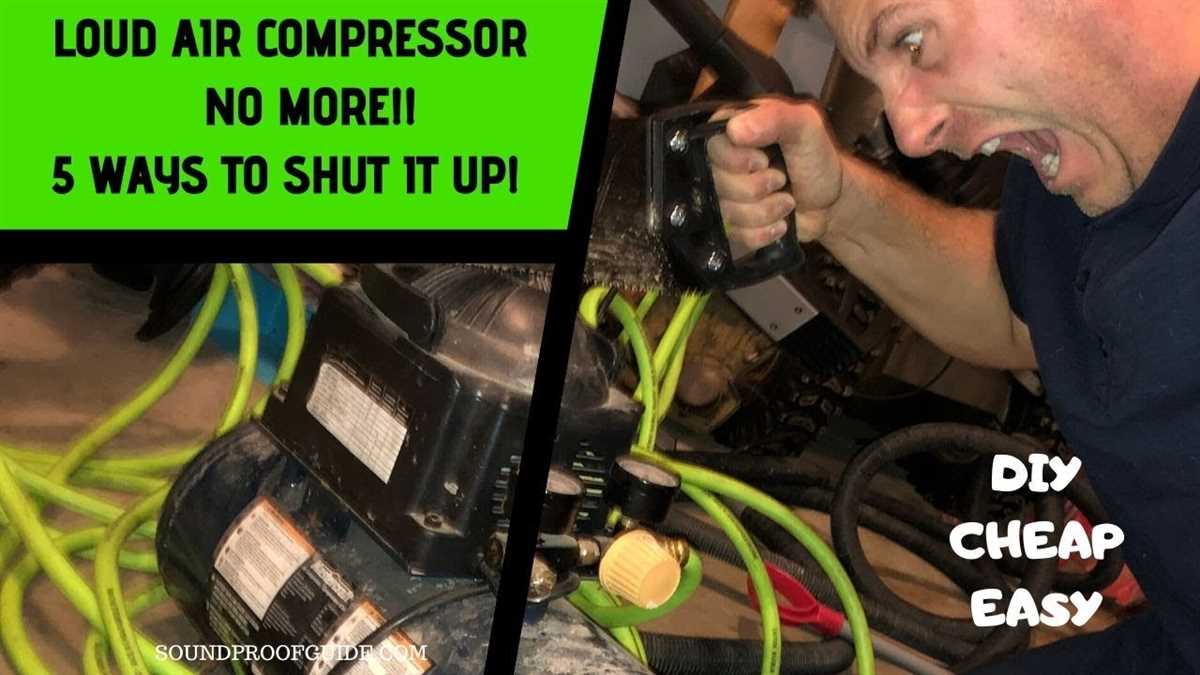 Place the Air Compressor on a Soundproof Mat