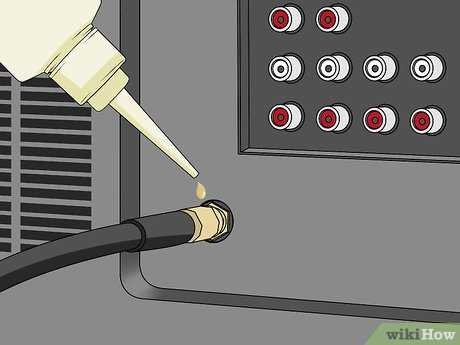 Locate the Coaxial Cable Connector