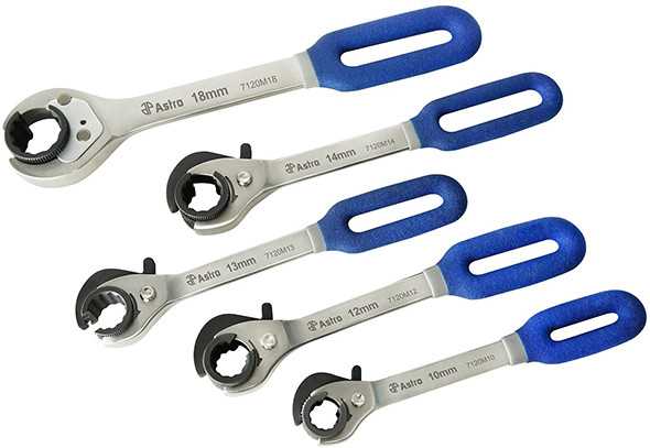 6. Non-marring flare nut wrench