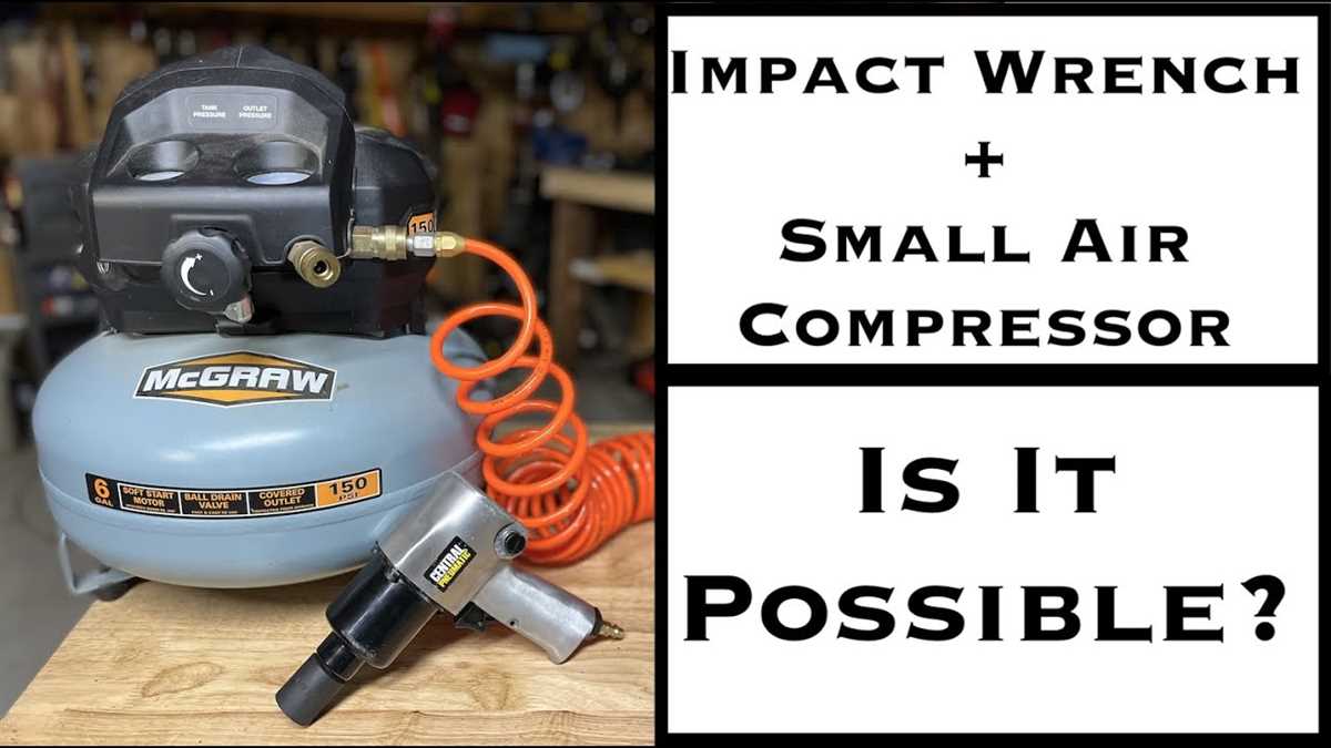 Air Compressor Capacity and PSI Requirements