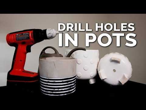 Factors to Consider When Choosing a Drill Bit for Ceramic Pots