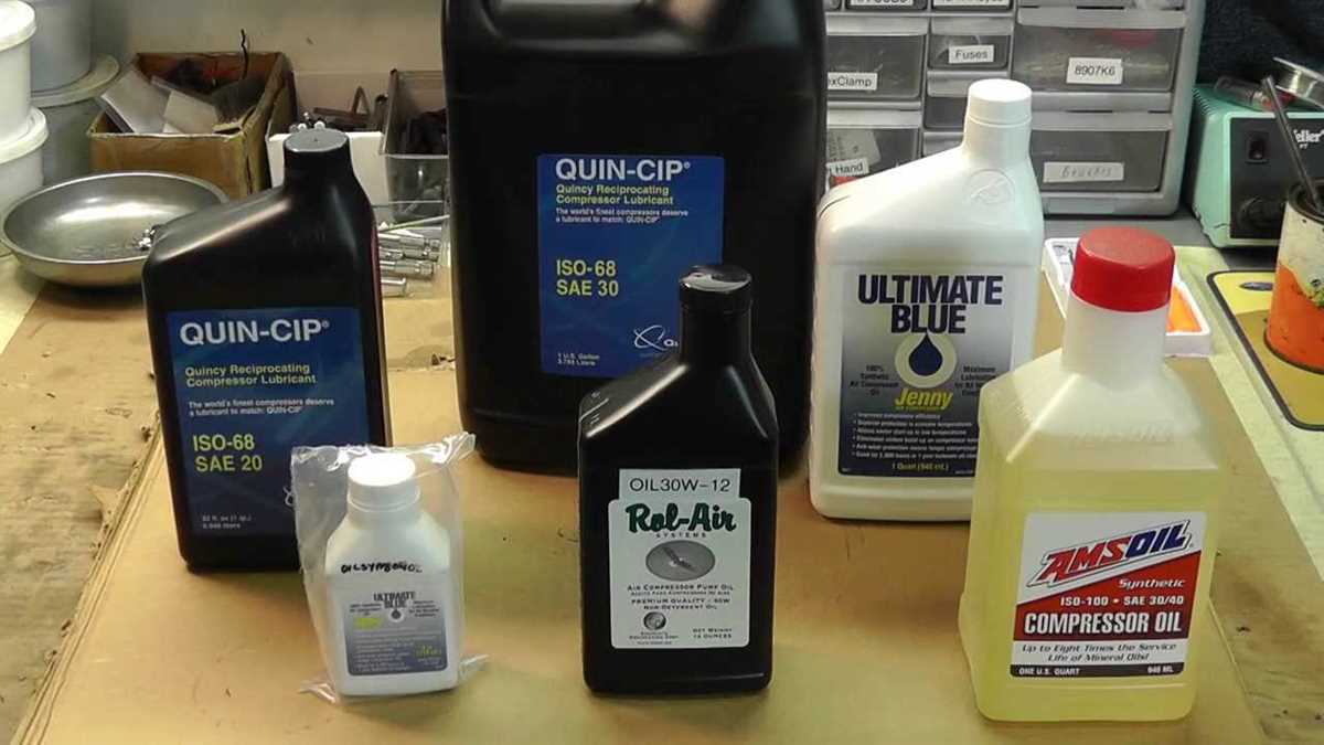 Importance of Using the Correct Oil