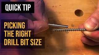 Measuring the Size of a Wood Screw